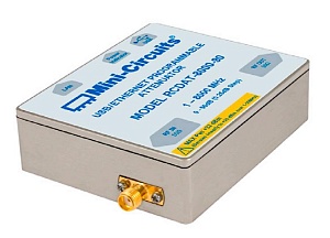 Mini-Circuits RCDAT-8000-90 от 1 до 8000 МГц, от 0,25 до 90 дБ, шаг 0,25 дБ