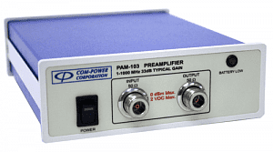Com-Power PAM-103, от 1 МГц до 1 ГГц